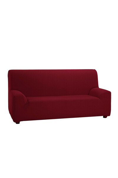 McDecor Ελαστικό Κάλυμμα για Τετραθέσιο Καναπέ Κόκκινο Tunez