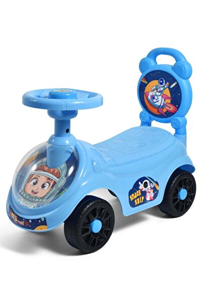 Generic Children's 4-Wheel Ride-On Car with BB Horn Steering Wheel | Foot-to-...
