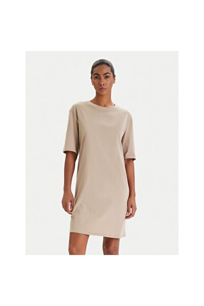 Armani Exchange Rochie de zi cu zi pentru femei XW000825 AF10356 Bej
