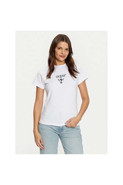Guess Tricou de damă V4YI21KCDH1 Alb