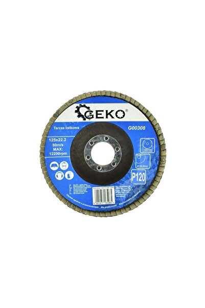 GEKO Disc abraziv cu lame 125 mm P120, G00308