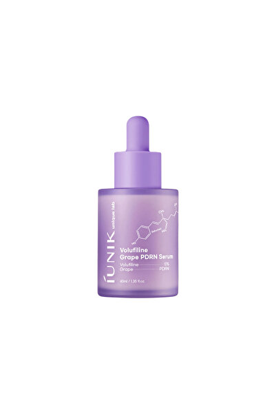 iUNIK Volufiline Grape PDRN Serum, 40 ml - ser de fermitate cu peptide anti-rid