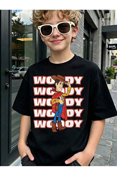 SVART WEAR تي شيرت توي ستوري وودي مطبوع برقبة دائرية 100% قطن وأكمام قصيرة لل...