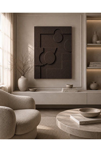 Lotus Home&More VETRA - El Yapı 3 Boyutlu Dokulu Doğal Taş ve Alçı Rölyef Tab...