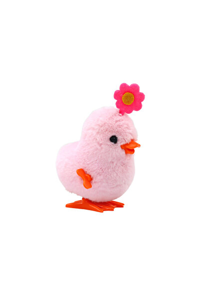 LEAN Set de jucării interactive puișor roz cu flori, 12 x 6 x 8 cm, 17608