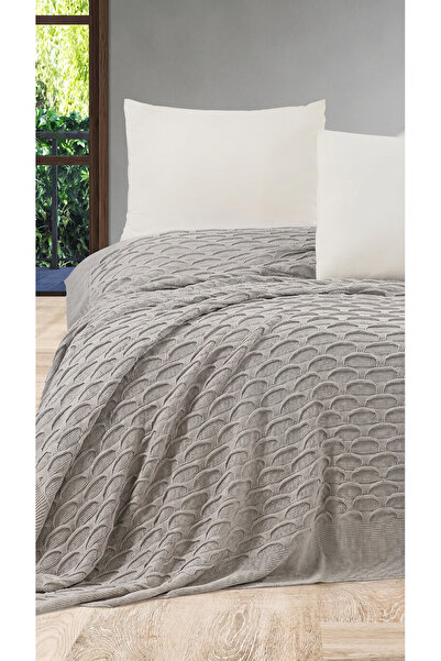 DOUX HOME Di̇lara Desen Knitwear Bedspread 220 X 240