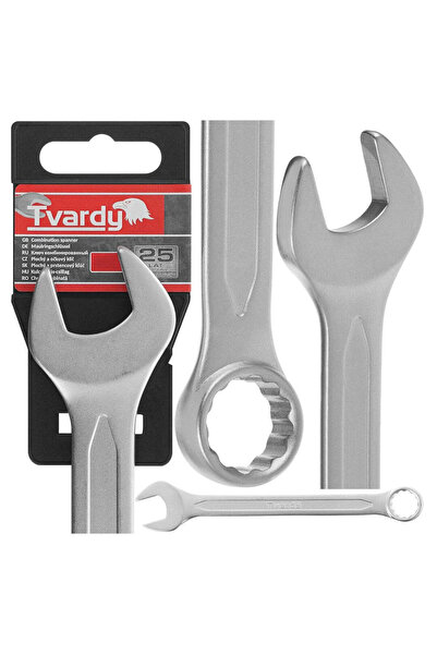 Tvardy Cheie combinată cu finisaj satinat, 19 mm, Cr-V - CS DIN3113A, T00619