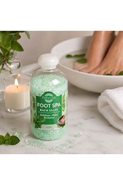 Fiorevita Sare de Baie pentru Picioare cu Aroma de Menta 600g - – accesoriu p...
