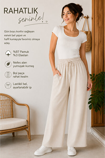 Genel Markalar Pamuk tensel pantolon