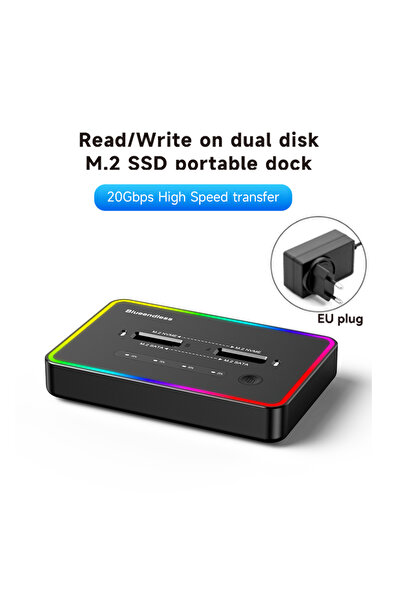 Choice3 DB280NC EU plug Blueendless offline clone Dual Protocol m.2 ssd case ...