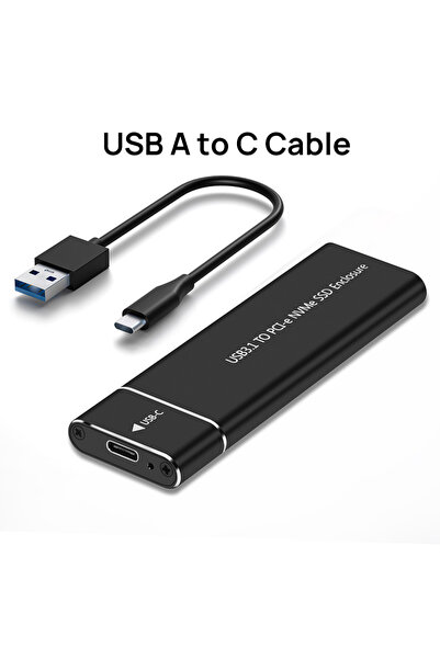 Choice USB A to C Cable Samget M.2 NVME Solid State Drive External Enclosure ...