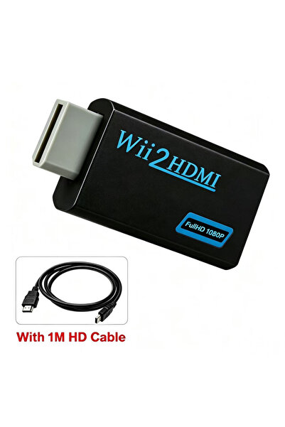choice2 Black with HD Cable WII to HDMI-compatible Converter with 3.5mm Audio...