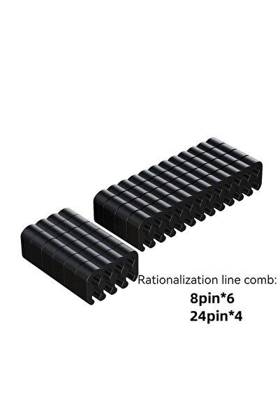 Choice1 4PCS24P-128PCombBK LDPCSJ 24PIN Cable Comb Computer Power Supply Modu...