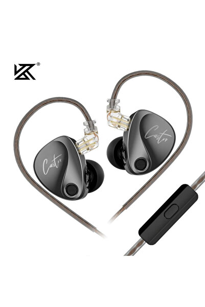 Choice Improved Bass MIC KZ Castor 2DD in Ear Earphone HiFi Dynamic High-end ...