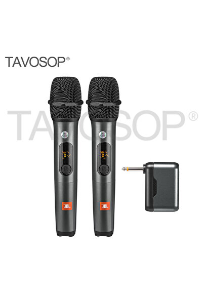 Choice black Professional 2 Channel UHF For JBL Wireless Handheld Microphone ...