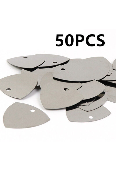 choice2 50PCS 10/20/50PCS Triangle Metal Phone Opening Tools Metal Guitar Pic...