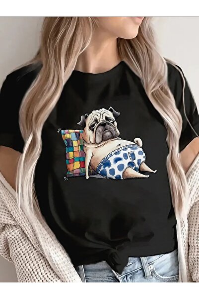 799 Lightweight And Durable Short-Sleeve T-Shirt Made Of, Featuring Playful P...