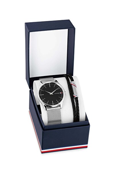 VVHUDA Round Analog Men'S Stainless Steel Case Watch