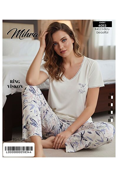 Mihra Set pijama cu mânecă scurtă
