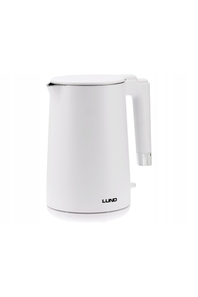 LUND Fierbător electric 1.5L COOL TOUCH ALB 68207