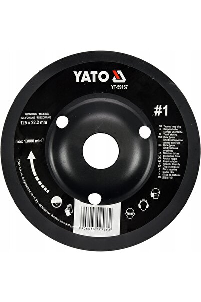 yato YT-59167 Daltă de lemn cu fante 125MM Nr.1