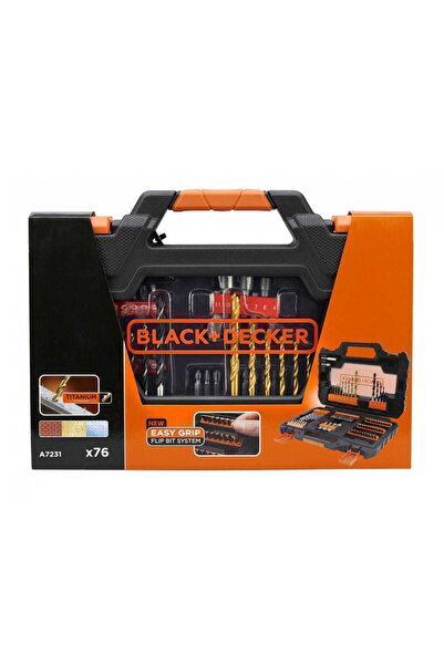 Black&Decker BLACK+DECKER 76 EL. Burghie, Capete de chei tubulare A7231