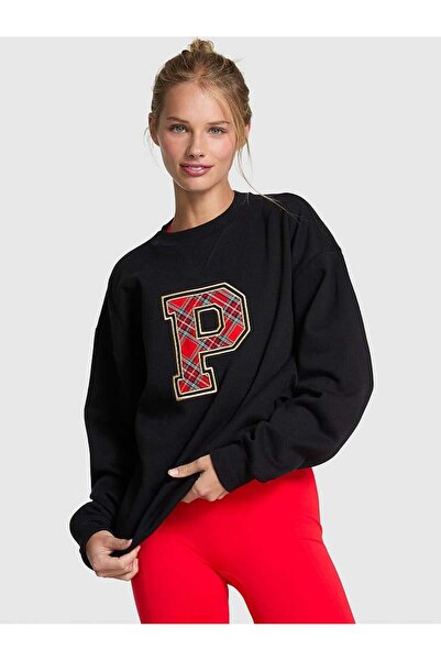PINK Ivy Oversize Bisiklet Yaka Sweatshirt