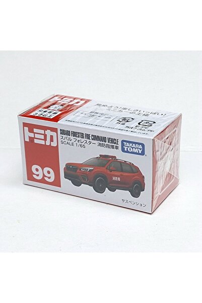 G-TUĞ OUTLET TOMICA 99 Subaru Forester Fire Command Vehicle 1/65 TOMY 2023 MA...