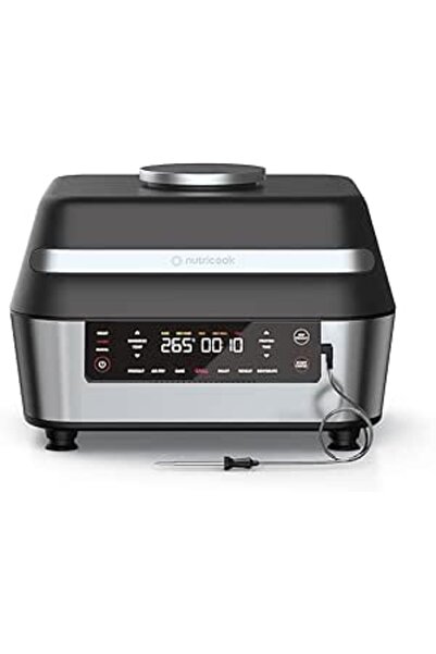 Generic Smart Indoor Grill & Air Fryer XL by Caliber Brands, with Builtin The...