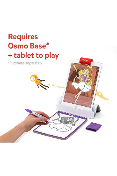 Osmo Super Studio Disney Princess Game - Ages 5-11 - Learn to Draw your Favorite Disney Princesses & Watch them Come to Life - For iPad and Fire Tablet (Osmo Base Required)