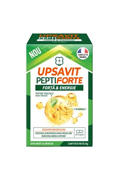 Secom Peptiforte, 60 drajeuri, Upsavit