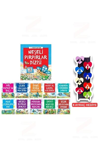 Bıcırık Çocuk 1.Sınıflar İçin Neşeli Pırpırlar Dizisi 10 Kitap Set Soru Kitab...