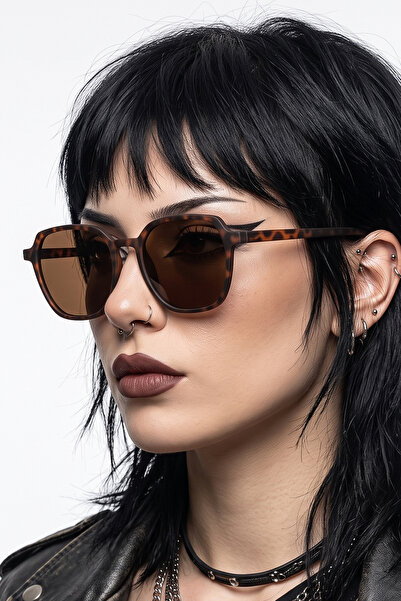 Sunstop Babila Uv400 Protected Polarized Filtered Leopard Patterned Women's S...