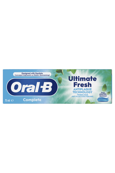Oral-B Pastă de dinți completă și supremă proaspătă cu Zinc, 75 ml