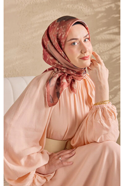 Silk Home Tivil Saf İpek IST 11526 - 05 Somon Bloom Desen