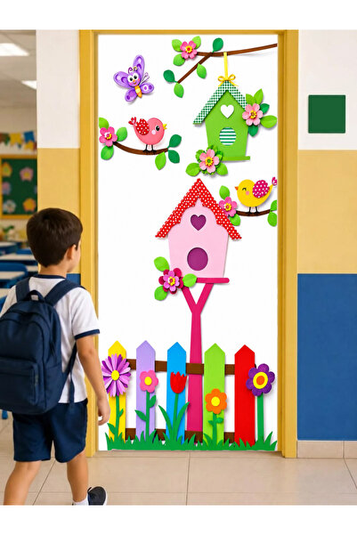 PROMISEBACKDROP2 190X75Cm Elastic Door Decoration, Fabric Door Dressing, Cute...