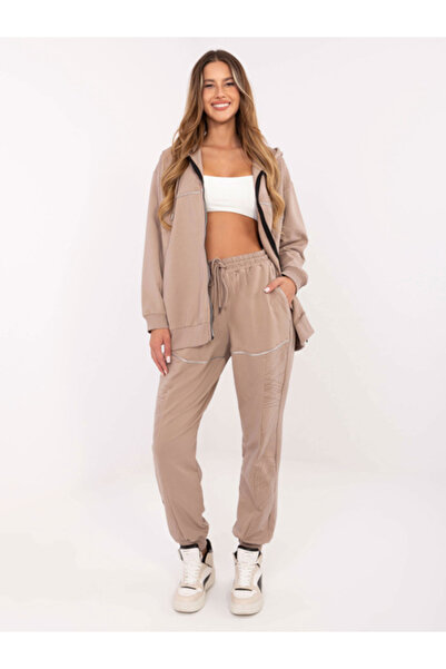 Relevance Women's Suit, RELEVANCE, Cotton, Long Sleeve, Dark Beige, model RV-...