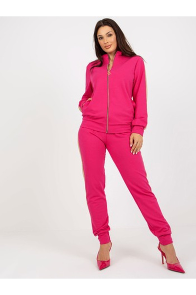 LAKERTA Compleu Dama, LAKERTA, Bumbac, Maneca lunga, Fucsia, model LK-KM50901...