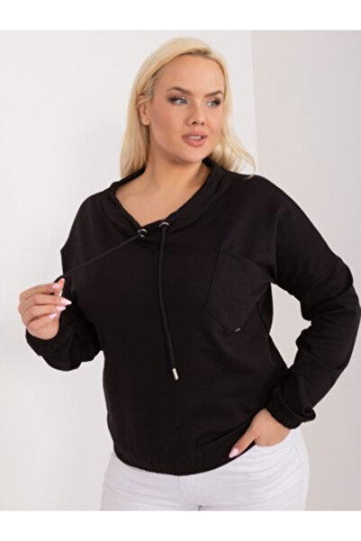 Relevance Bluza Dama, RELEVANCE, Bumbac, Maneca lunga, Negru, model RV-BZ-923...