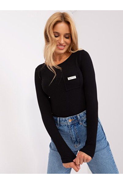 Relevance Bluza Dama, RELEVANCE, Bumbac, Maneca lunga, Negru, model RV-BZ-915...