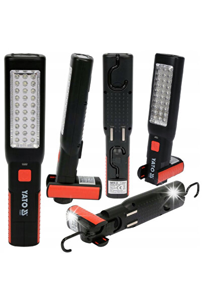 yato Lanternă de atelier reîncărcabilă LED 30+7 100LM 3.7V 1800mAh USB