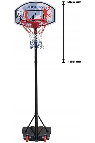 HUDORA Coș de baschet Tablă Set Suport pentru joc 165-205 cm