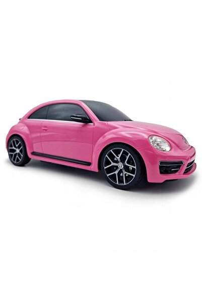 Rastar Mașină teleghidată RC, model VW Beetle, Garbus, roz, cu LED-uri