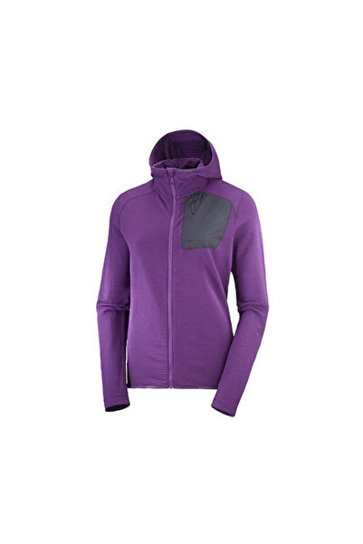 Salomon Essential Lightwarm Women's Casual T-Shirt Lc1946800 Purple