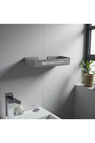 helemend Shower Rack for Tools, Gray Steel, Model 022