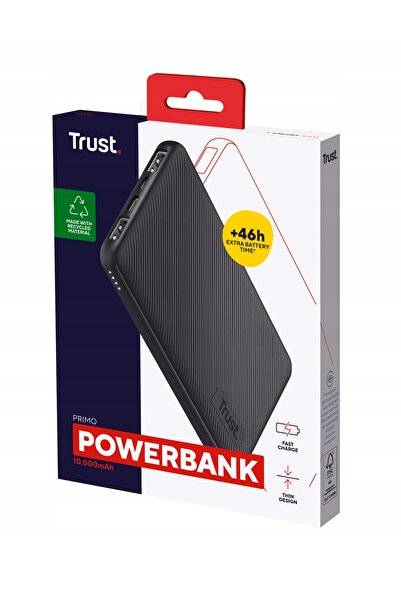 Trust POWERBANK 10000 mAh USB-C 2xUSB 15W cu CABLU