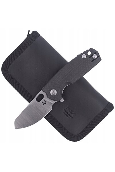 Fox Knives Cuțit pliabil Fox Baby Core Carbon Fiber, Satin M390 de Jesper Voxnæs