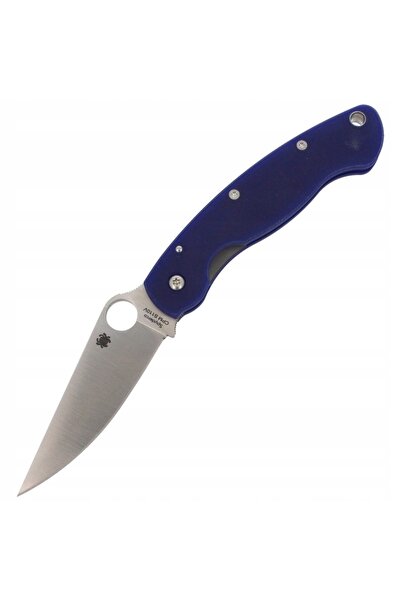 Spyderco Nóż Military G-10 Albastru închis (C36GPDBL)