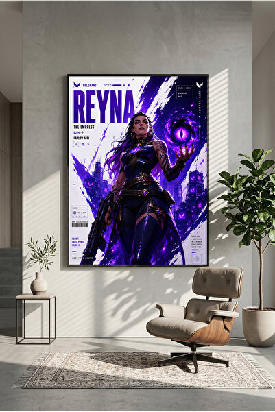 postercraft Valorant Reyna Art Ahşap Tablo Poster (Çerçevesiz)