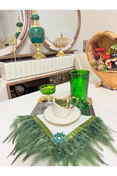 shop SU YEŞİLİ KAHVE YANI SUNUM PEÇETESİ